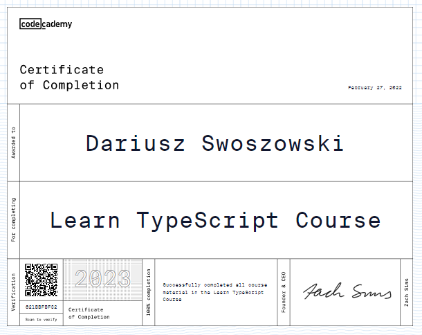 Learn TypeScript Course